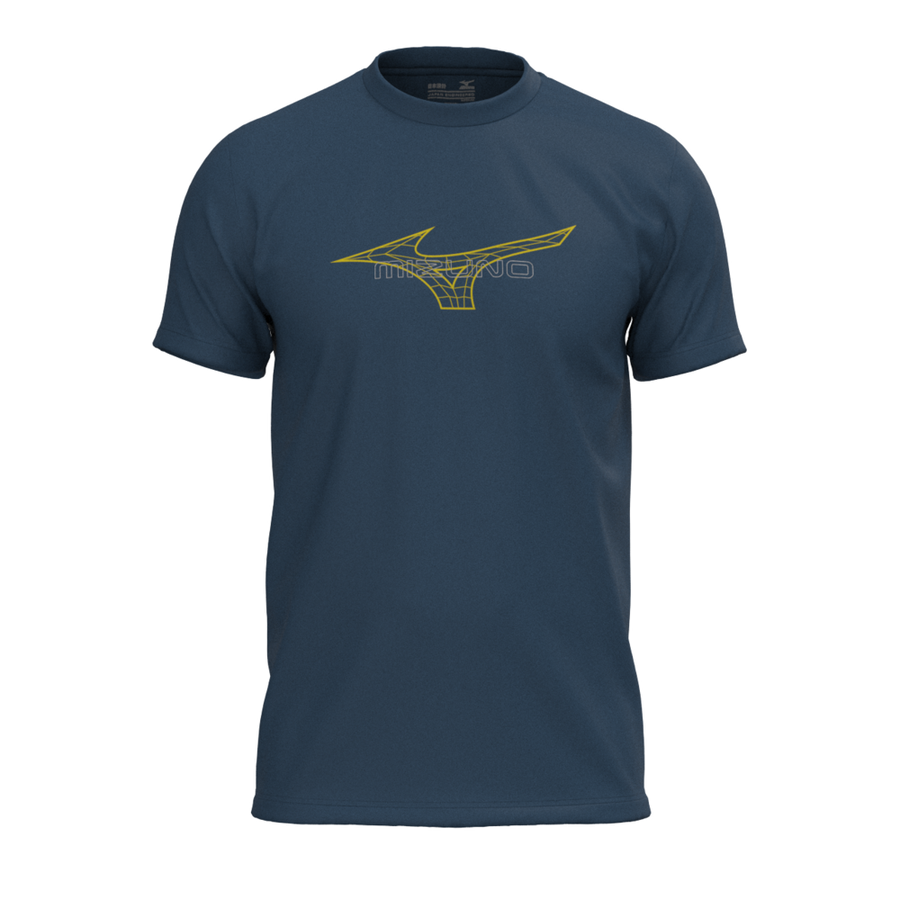 Mizuno ATHLETICS MIZUNO T-SHIRT Blue wing teal